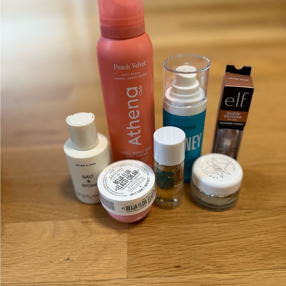 Beauty Bundle Lot Athena Club, Sol de Janeiro, e.l.f., Salt & Stone NWT - Picture 11 of 12
